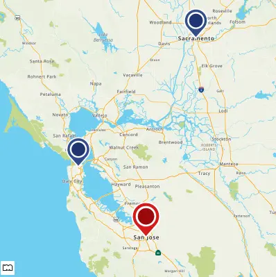 san jose map